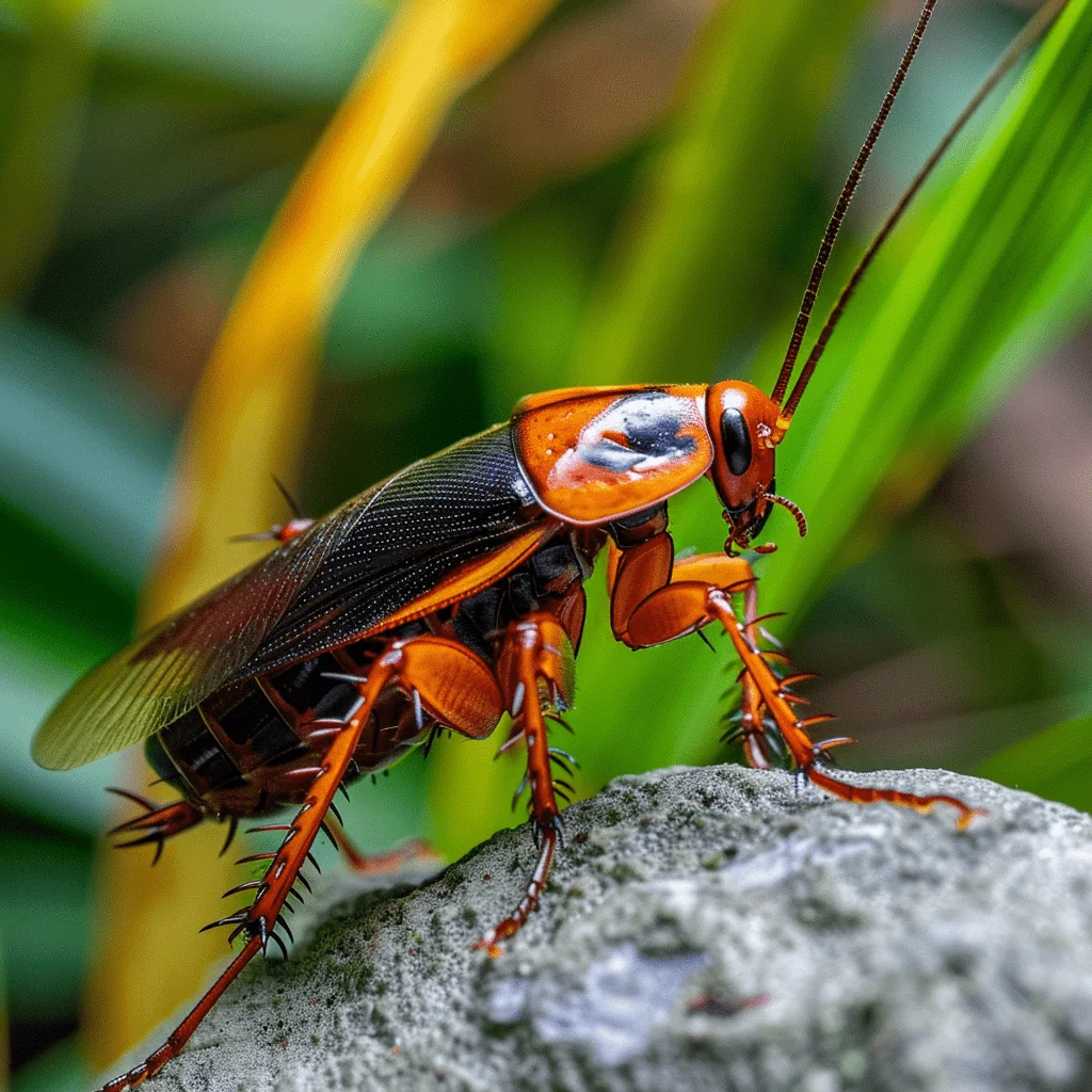 Cockroaches pest identification