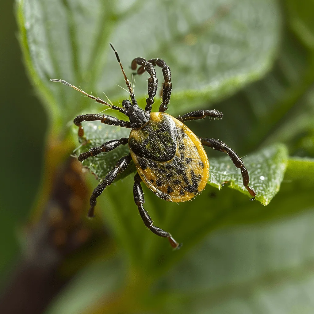 Ticks pest identification
